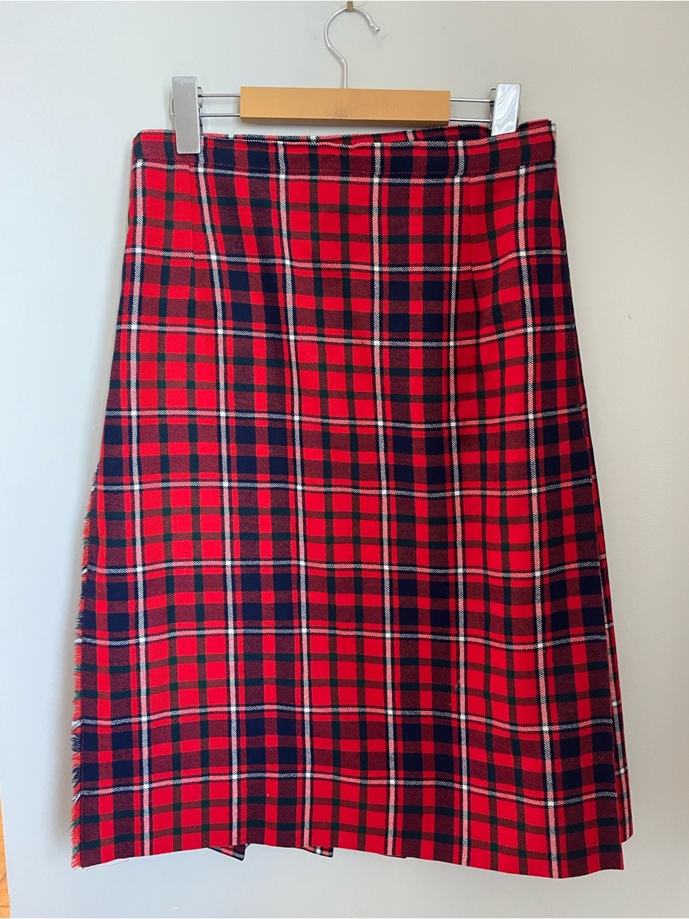 Geoffrey (Tailor) Highland Crafts Pure New Wool Kilt Vintage Scottish Tartan - Picture 6 of 7